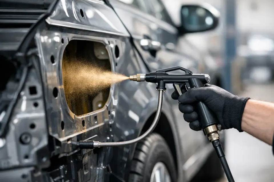 Hohlraumversiegelung Auto schützt Substanz – Symbolbild (KI-generiert)